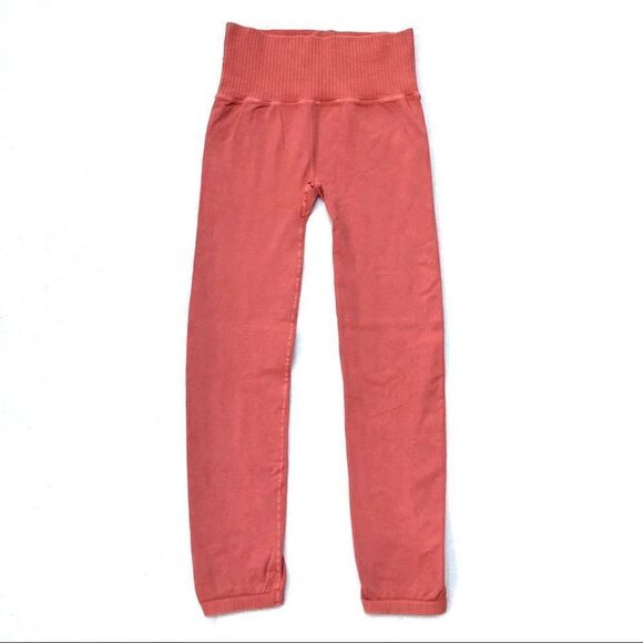 Free People Movement High Rise Good Karma Leggings Pomelo Size M/L - Picture 5 of 11